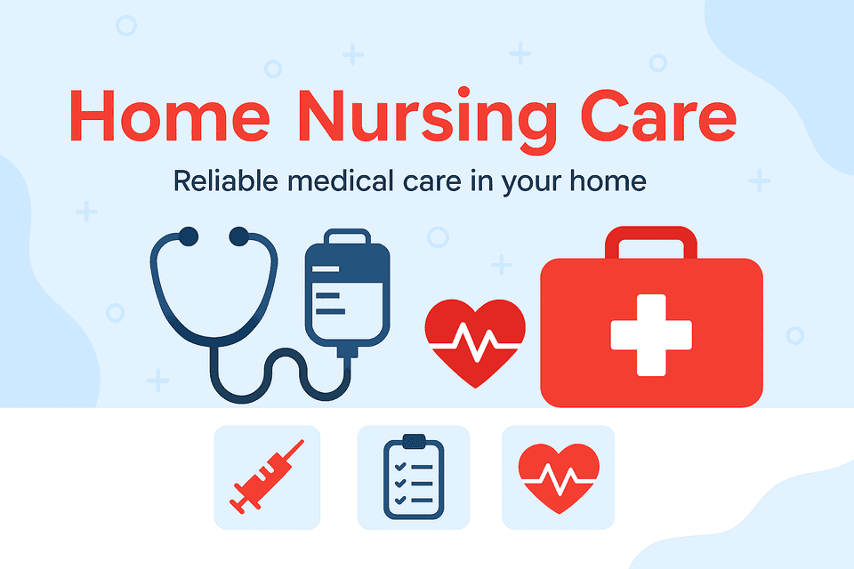 Home Cure home nursing care cover creative