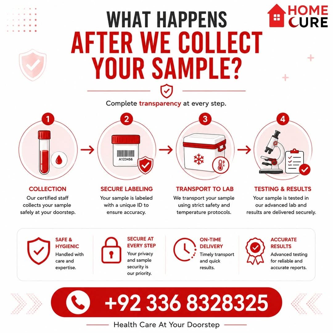 Home Cure sample collection journey explainer